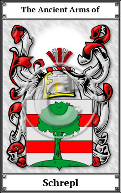 Schrepl Family Crest Download (JPG)  Book Plated - 150 DPI