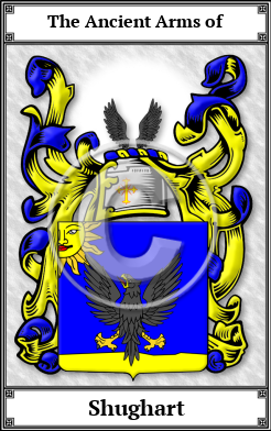 Shughart Family Crest Download (JPG)  Book Plated - 150 DPI