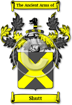 Shutt Family Crest Download (jpg) Legacy Series - 150 DPI