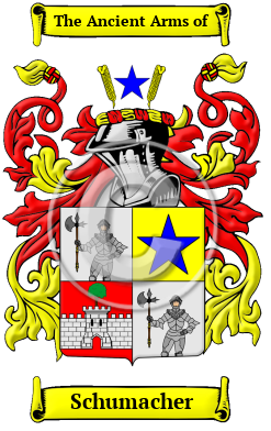 Schumacher Name Meaning, Family History, Family Crest & Coats of Arms