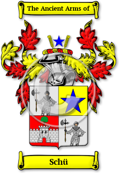 Schü Family Crest Download (JPG) Legacy Series - 600 DPI