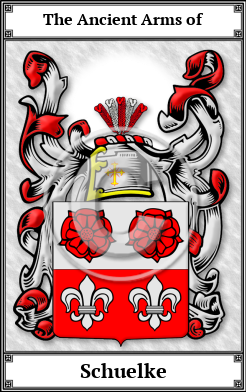 Schuelke Family Crest Download (JPG)  Book Plated - 150 DPI