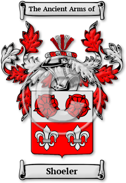 Shoeler Family Crest Download (jpg) Legacy Series - 150 DPI