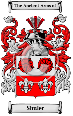 Shuler Family Crest Download (JPG) Heritage Series - 600 DPI