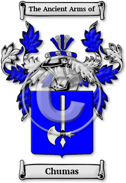 Chumas Family Crest Download (jpg) Legacy Series - 150 DPI