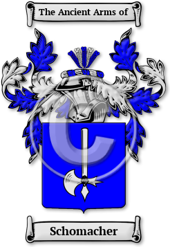 Schomacher Family Crest Download (jpg) Legacy Series - 150 DPI