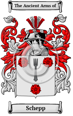 Schepp Family Crest/Coat of Arms