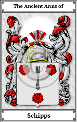 Schipps Family Crest Download (JPG)  Book Plated - 150 DPI