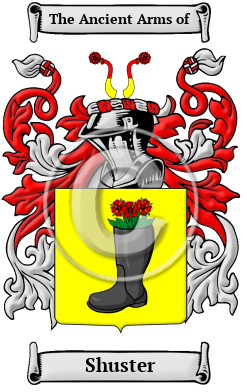 Shuster Family Crest Download (JPG) Heritage Series - 600 DPI