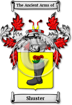Shuster Family Crest Download (jpg) Legacy Series - 150 DPI