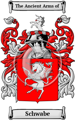 Schwabe Family Crest/Coat of Arms