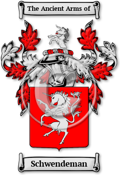 Schwendeman Family Crest Download (jpg) Legacy Series - 150 DPI