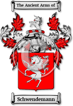 Schwendemann Family Crest Download (jpg) Legacy Series - 150 DPI