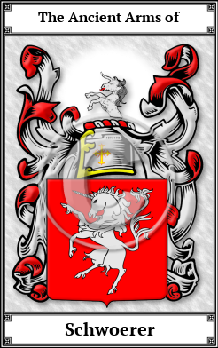 Schwoerer Family Crest Download (JPG)  Book Plated - 150 DPI