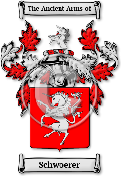 Schwoerer Family Crest Download (jpg) Legacy Series - 150 DPI