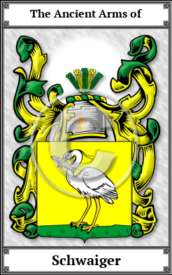 Schwaiger Family Crest Download (JPG)  Book Plated - 150 DPI