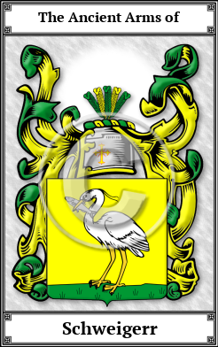 Schweigerr Family Crest Download (JPG)  Book Plated - 150 DPI