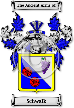 Schwalk Family Crest Download (jpg) Legacy Series - 150 DPI