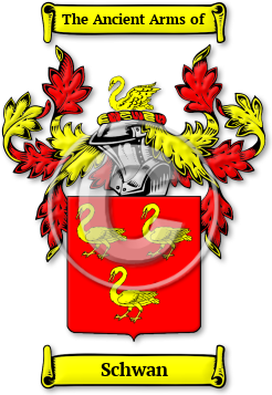 Schwan Family Crest Download (jpg) Legacy Series - 150 DPI