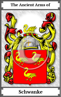 Schwanke Family Crest Download (JPG) Book Plated - 600 DPI