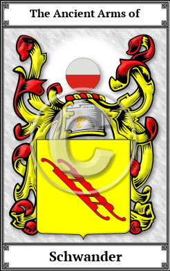 Schwander Family Crest Download (JPG) Book Plated - 600 DPI