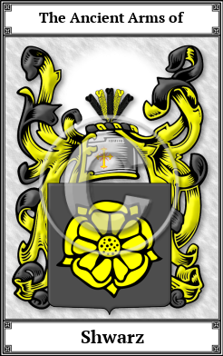 Shwarz Family Crest Download (JPG)  Book Plated - 150 DPI