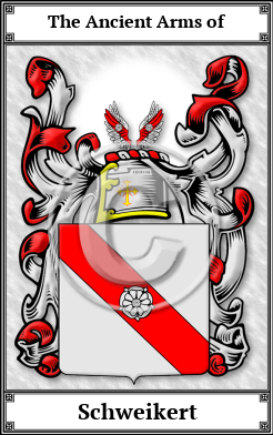 Schweikert Family Crest Download (JPG) Book Plated - 600 DPI