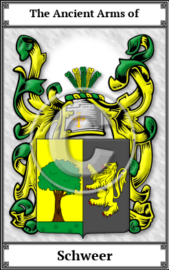 Schweer Family Crest Download (JPG)  Book Plated - 150 DPI