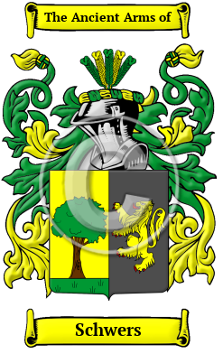 Schwers Family Crest/Coat of Arms