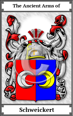 Schweickert Family Crest Download (JPG) Book Plated - 600 DPI