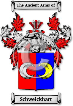 Schweickhart Family Crest Download (jpg) Legacy Series - 150 DPI