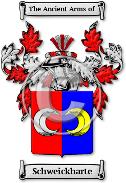 Schweickharte Family Crest Download (jpg) Legacy Series - 150 DPI