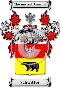 Schwitter Family Crest Download (jpg) Legacy Series - 150 DPI