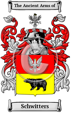 Schwitters Family Crest/Coat of Arms