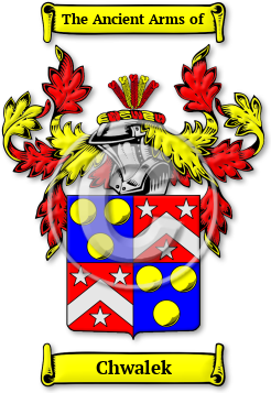 Chwalek Family Crest Download (jpg) Legacy Series - 150 DPI