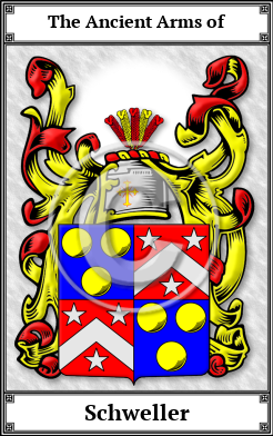 Schweller Family Crest Download (JPG) Book Plated - 600 DPI