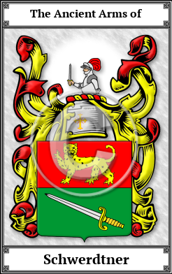 Schwerdtner Family Crest Download (JPG)  Book Plated - 150 DPI