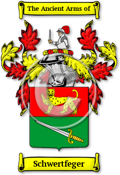 Schwertfeger Family Crest Download (JPG) Legacy Series - 600 DPI