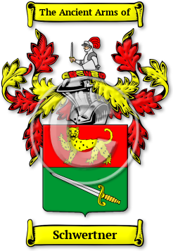 Schwertner Family Crest Download (jpg) Legacy Series - 150 DPI