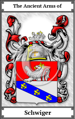 Schwiger Family Crest Download (JPG) Book Plated - 600 DPI