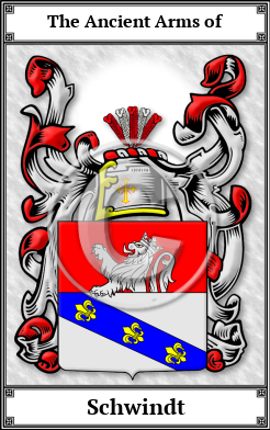 Schwindt Family Crest Download (JPG)  Book Plated - 150 DPI