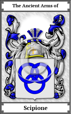 Scipione Family Crest Download (JPG)  Book Plated - 150 DPI