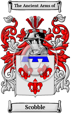 Scobble Family Crest/Coat of Arms