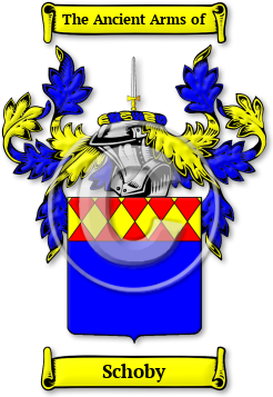 Schoby Family Crest Download (jpg) Legacy Series - 150 DPI