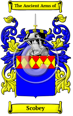 Scobey Family Crest Download (JPG) Heritage Series - 600 DPI