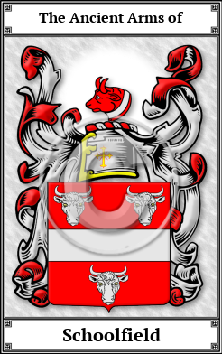 Schoolfield Family Crest Download (JPG)  Book Plated - 150 DPI