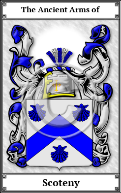 Scoteny Family Crest Download (JPG) Book Plated - 600 DPI
