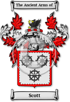 Scott Family Crest Download (jpg) Legacy Series - 150 DPI