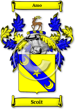 Scoit Family Crest Download (jpg) Legacy Series - 150 DPI