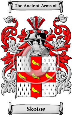 Skotoe Family Crest/Coat of Arms